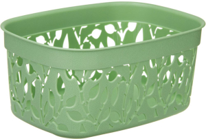 Коробка для вещей IDEA Флора Мята М 2361.1 24х18х10 см