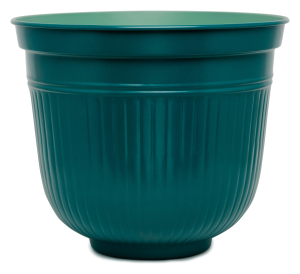 Кашпо d35 металлическое синее