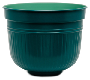 Кашпо d30 металлическое синее