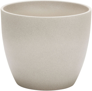 Кашпо Scheurich Шойрих d33 керамическое бежевое
