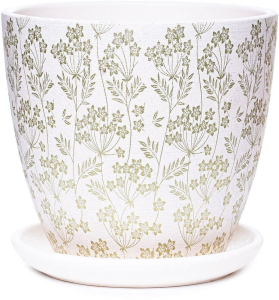 Горшок керамический Луг золотой D12H11