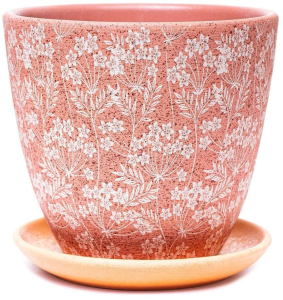 Горшок керамический Луг терракотовый D12H11