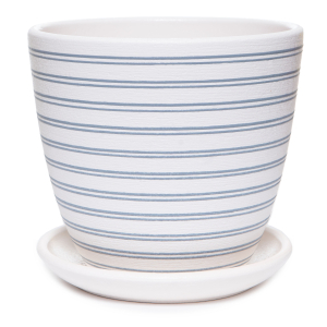 Горшок керамический Саксония белый D12 H11