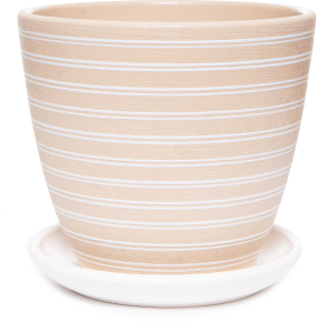 Горшок керамический Саксония коричневый D21 H19