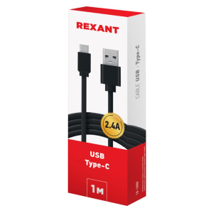 Кабель REXANT USB-Type-C 1 м