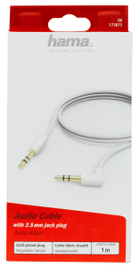 Адаптер аудио Hama Jack 3.5 (m)/Jack 3.5 (m) 1м (00173875)