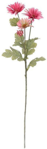 Искусственный цветок маргаритка 69 см темно-розовая