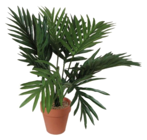 Искусственное дерево пальма 50 см зеленая в горшке