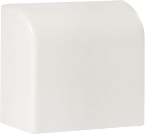 Заглушка EKF PROxima белая 40х25 мм 