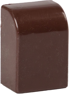 Заглушка EKF PROxima темное дерево  15х10 мм