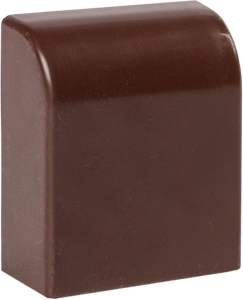 Заглушка EKF PROxima темное дерево 20х10 мм 