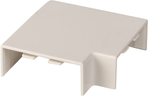 Поворот EKF PROxima белый 40х16 мм