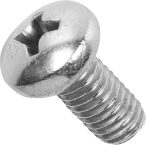 Винт DIN 7985 5x40 полукруглая голова, нержавеющая сталь 6 шт