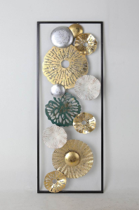 Картина декоративная металлическая HCM9649A 25x70 см