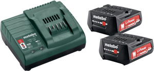 Набор 2 аккумулятора и ЗУ SC 30  Basic-Set Metabo