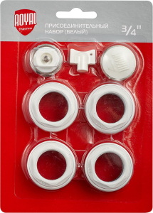 Присоединительный набор Royal Thermo 3/4 дюйма белый
