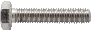 Болт DIN 933 М8х70 с полной резьбой, нержавеющая сталь 2 шт
