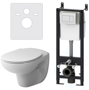 Комплект инсталляции с подвесным унитазом с сиденьем микролифт Damixa Willow