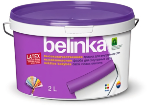 Краска интерьерная Belinka Latex B3 прозрачная матовая 1,86 л