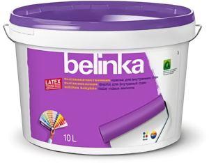 Краска интерьерная Belinka Latex B3 прозрачная матовая 9,3 л