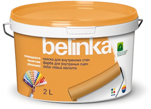 Краска интерьерная Belinka моющаяся B3 прозрачная матовая 1,86 л