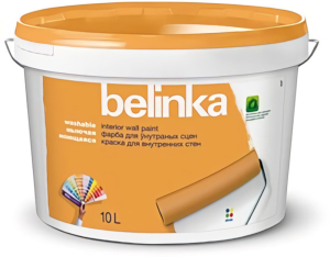 Краска интерьерная Belinka моющаяся B3 прозрачная матовая 9,3 л