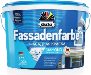 Краска фасадная dufa FASSADENFARBE RD90 матовая защитная база 1 10 л