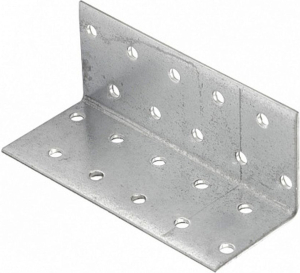 Уголок крепежный перфорированный равносторонний kur 50х100х2 мм