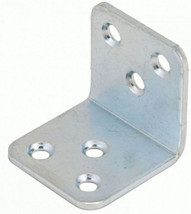 Уголок крепежный равносторонний kur Tech-KREP 60х60х2 мм серебряный