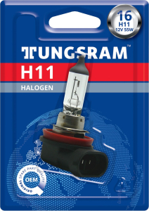 Лампа галогенная автомобильная Tungsram H11 12V-55W (PGJ19-2) 1шт