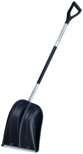 Лопата снеговая Инструм-Агро с алюминиевым черенком Белый Медведь 41х143 см