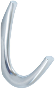 Мебельный крючок KERRON Hooks KR 0080 SC однорожковый, матовый хром