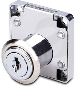 Замок мебельный накладной LEMAX Prof Z04 хром