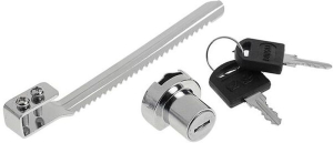 Замок мебельный накладной LEMAX Prof Z01-120 хром