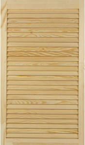 Дверца жалюзийная 993x594x20 мм ель сорт А