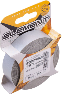 Кромочная лента для ЛДСП Element меламин 19x5000 мм металлик