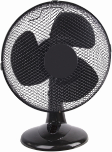 Вентилятор настольный 30 см 40 Вт черный
