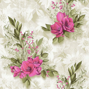 Бумажные обои Алиса 6651 оливковые 0,53х10 м