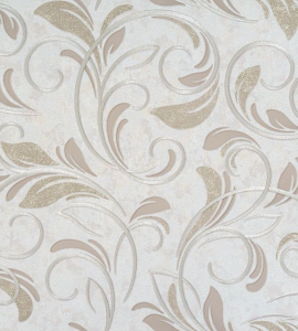 Виниловые обои АРТЕКС Кристэл 10544-02 бежевые 1,06x10,05 м