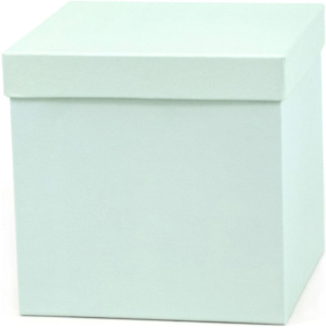 Подарочная коробка квадратная мятная 16х16 см