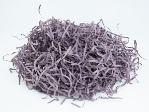 Наполнитель бумажный для подарков "стружка" сиреневая 10х10 см