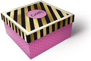 Коробка складная Арт и Дизайн с крышкой 20х20