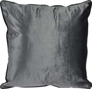 Подушка бархат полиэстер серый 45 см