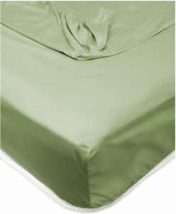 Простыня на резинке Seta поплин 140х200 см фисташка