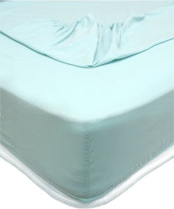 Простыня на резинке Seta бязь 215х260 см ментол
