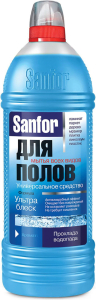 Средство для мытья полов Sanfor Ультра блеск Прохлада водопада 1 л