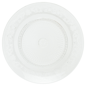 Тарелка стеклянная Relief 22 см