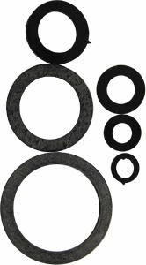 Набор уплотнительных прокладок MasterProf резина 6 шт