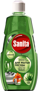 Средство для мытья посуды Sanita Алоэ вера  0,51 л