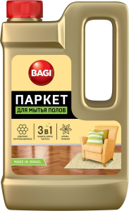 Средство для мытья полов Bagi Паркет 0,5 л
